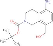 tert-Butyl 5-amino-8-(hydroxymethyl)-1,2,3,4-tetrahydroisoquinoline-2-carboxylate
