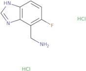 (5-Fluoro-1H-1,3-benzodiazol-4-yl)methanamine dihydrochloride