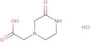 2-(3-Oxopiperazin-1-yl)acetic acid hydrochloride