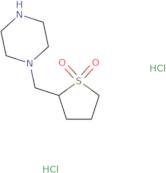 2-(Piperazin-1-ylmethyl)thiolane 1,1-dioxide dihydrochloride