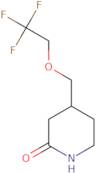 4-(2,2,2-Trifluoroethoxymethyl)piperidin-2-one