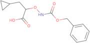 3-Cyclopropyl-2-(phenylmethoxycarbonylaminooxy)propanoic acid