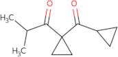 1-(1-Cyclopropanecarbonylcyclopropyl)-2-methylpropan-1-one