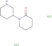 1-(Piperidin-3-yl)piperidin-2-one dihydrochloride