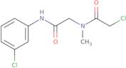 2-Chloro-N-{[(3-chlorophenyl)carbamoyl]methyl}-N-methylacetamide