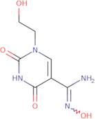 (Z)-N'-Hydroxy-1-(2-hydroxyethyl)-2,4-dioxo-1,2,3,4-tetrahydropyrimidine-5-carboximidamide