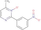 6-Methyl-2-(3-nitrophenyl)pyrimidin-1-ium-1-olate