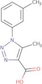 5-Methyl-1-(3-methylphenyl)-1H-1,2,3-triazole-4-carboxylic acid