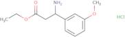 Ethyl 3-amino-3-(3-methoxyphenyl)propanoate hydrochloride