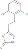 5-{[(2,6-Dichlorophenyl)methyl]sulfanyl}-1,3,4-thiadiazole-2-thiol