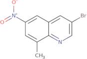 3-Bromo-8-methyl-6-nitroquinoline