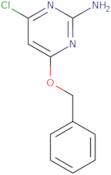 4-Chloro-6-(phenylmethoxy)-2-pyrimidinamine