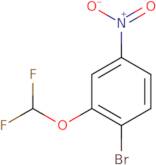 4-Bromo-3-(difluoromethoxy)nitrobenzene