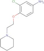 3-Chloro-4-(2-piperidin-1-ylethoxy)aniline