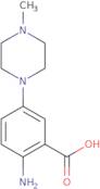 2-Amino-5-(4-methylpiperazin-1-yl)benzoic acid