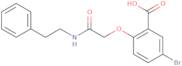 5-Bromo-2-{2-oxo-2-[(2-phenylethyl)amino]ethoxy}benzoic acid