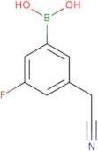 3-(Cyanomethyl)-5-fluorobenzeneboronic acid