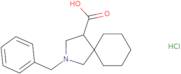 2-Benzyl-2-azaspiro[4.5]decane-4-carboxylic acid hydrochloride