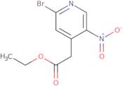 Ethyl 2-(2-bromo-5-nitro-4-pyridyl)acetate