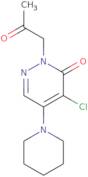 4-Chloro-2-(2-oxopropyl)-5-(piperidin-1-yl)-2,3-dihydropyridazin-3-one