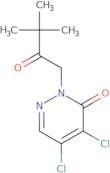 4,5-Dichloro-2-(3,3-dimethyl-2-oxobutyl)-2,3-dihydropyridazin-3-one