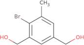 [2-Bromo-5-(hydroxymethyl)-3-methylphenyl]methanol