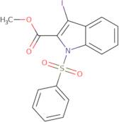 Methyl 3-iodo-1-(phenylsulfonyl)-1H-indole-2-carboxylate