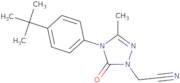 2-[4-(4-tert-Butylphenyl)-3-methyl-5-oxo-4,5-dihydro-1H-1,2,4-triazol-1-yl]acetonitrile