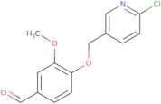 4-[(6-Chloropyridin-3-yl)methoxy]-3-methoxybenzaldehyde