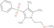 1-(2-Methoxyethyl)-4,5-dimethyl-3-(phenylsulfonyl)-1H-pyrrol-2-amine