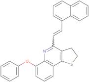 4-[(E)-2-(1-Naphthyl)ethenyl]-6-phenoxy-2,3-dihydrothieno[3,2-c]quinoline