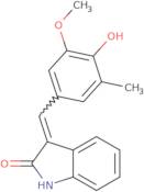 (3Z)-3-[(4-Hydroxy-3-methoxy-5-methylphenyl)methylidene]-2,3-dihydro-1H-indol-2-one