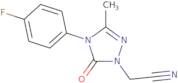 2-[4-(4-Fluorophenyl)-3-methyl-5-oxo-4,5-dihydro-1H-1,2,4-triazol-1-yl]acetonitrile