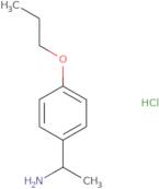 [1-(4-Propoxyphenyl)ethyl]amine hydrochloride