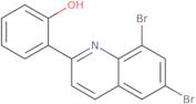 2-(6,8-Dibromoquinolin-2-yl)phenol