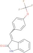 3-{(Z)-[4-(Trifluoromethoxy)phenyl]methylidene}-1H-indol-2-one