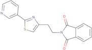 2-(2-(2-(3-Pyridinyl)-1,3-thiazol-4-yl)ethyl)-1H-isoindole-1,3(2H)-dione