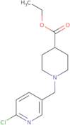 Ethyl 1-[(6-chloropyridin-3-yl)methyl]piperidine-4-carboxylate