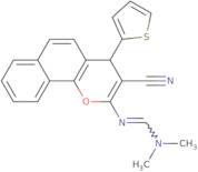 N'-[3-Cyano-4-(2-thienyl)-4H-benzo[H]chromen-2-yl]-N,N-dimethyliminoformamide