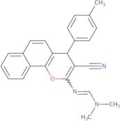 N'-[3-Cyano-4-(4-methylphenyl)-4H-benzo[H]chromen-2-yl]-N,N-dimethyliminoformamide