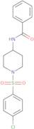 N-{1-[(4-Chlorophenyl)sulfonyl]-4-piperidinyl}benzenecarboxamide