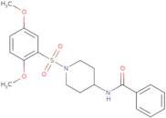 N-{1-[(2,5-Dimethoxyphenyl)sulfonyl]-4-piperidinyl}benzenecarboxamide