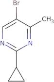 5-Bromo-2-cyclopropyl-4-methylpyrimidine