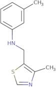 3-Methyl-N-[(4-methyl-1,3-thiazol-5-yl)methyl]aniline