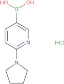 [6-(Pyrrolidin-1-yl)pyridin-3-yl]boronic acid hydrochloride