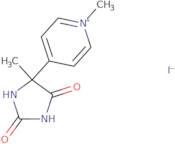 1-Methyl-4-(4-methyl-2,5-dioxoimidazolidin-4-yl)pyridin-1-ium iodide