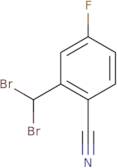 2-(dibromomethyl)-4-fluorobenzonitrile