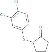 2-[(3,4-Dichlorophenyl)sulfanyl]cyclopentan-1-one