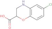 6-Chloro-3,4-dihydro-2H-benzo[b][1,4]oxazine-2-carboxylic acid