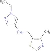 1-Ethyl-N-[(4-methyl-1,3-thiazol-5-yl)methyl]pyrazol-4-amine